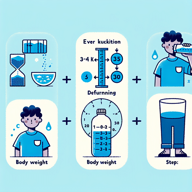 water intake calculation based on body weight