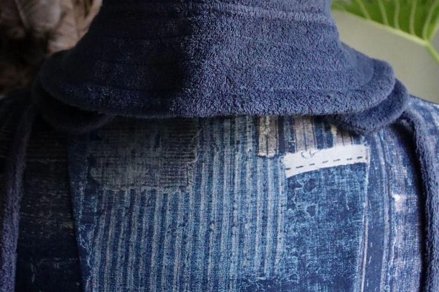 Canadian fleece sauna toque