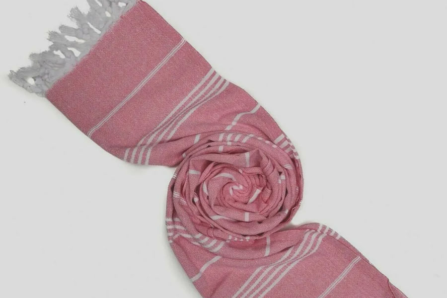 Turkish Pestemal head wrap