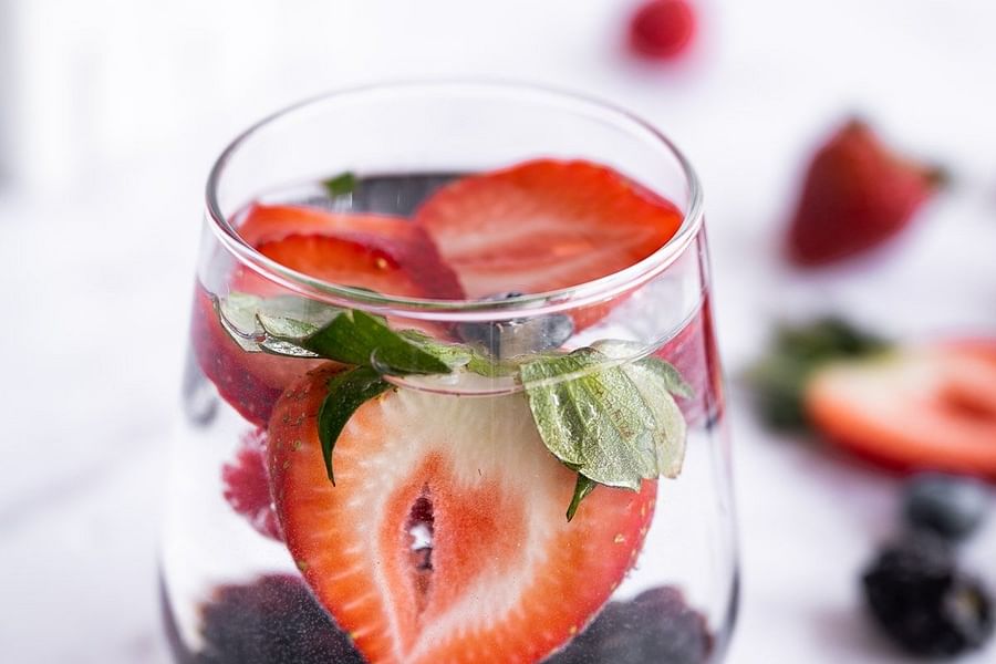 fruit infused water