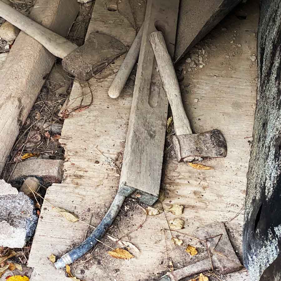 ancient sauna fire pits