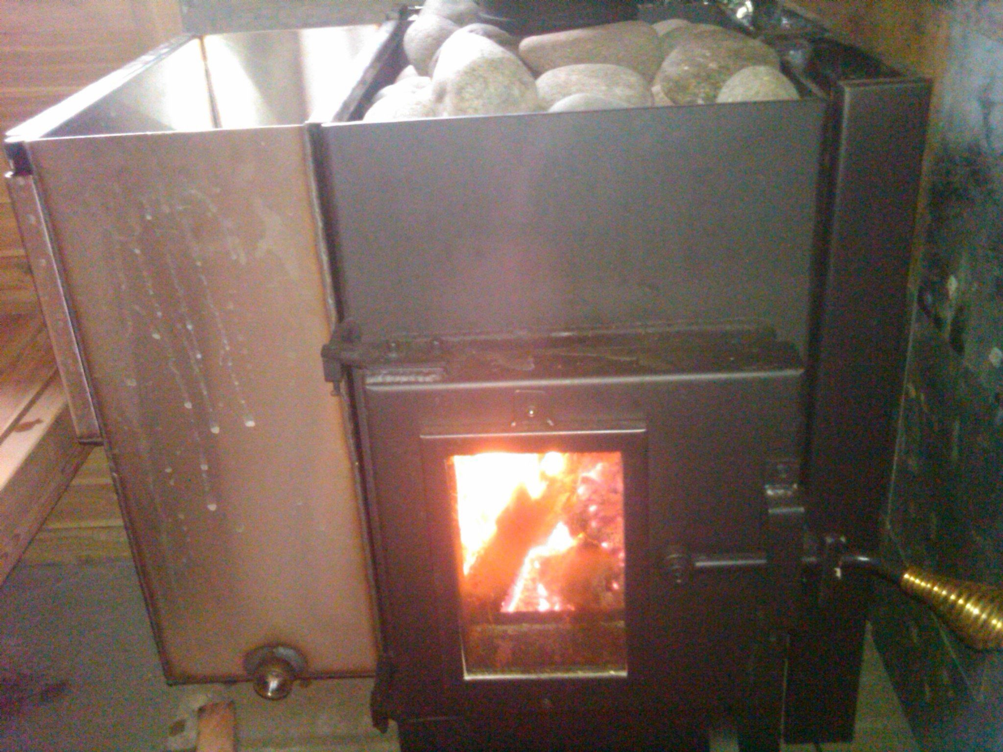 wood burning sauna stove