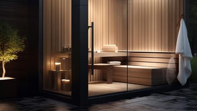 The Sauna Shower Combo: Balancing Practicality and Luxury at Home