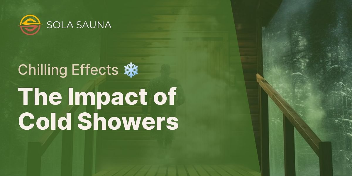 How does a cold shower after a sauna session affect the body, if at all?