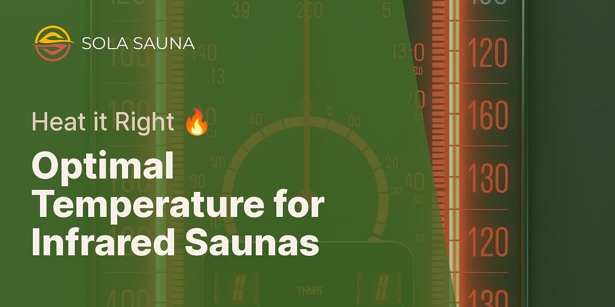 What temperature should an infrared sauna operate at?