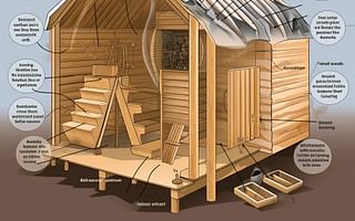 How to ensure proper ventilation and air circulation in an outdoor sauna?