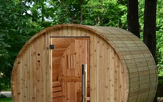 What are barrel saunas and how do they differ from other saunas?